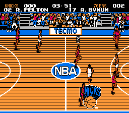 Tecmo Basketball (NBA 2K13 hack)